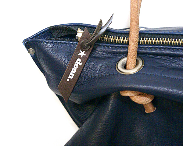 ★dean.レザーバッグ　【b36 knotted handle tote】