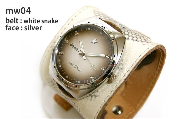 ★dean.腕時計【mw04】white snake