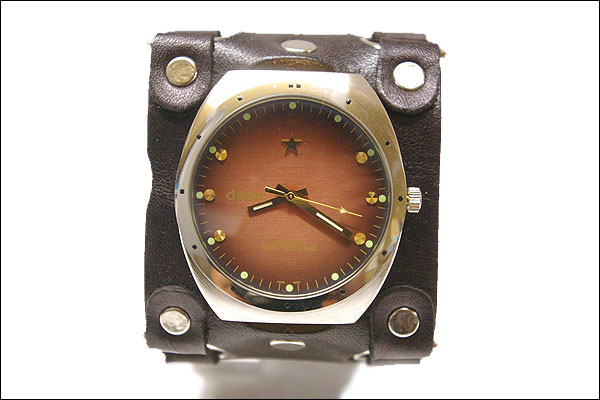 ハリウッドスターも愛用するLAブランド★deanの腕時計【 mw09_brown_bronze】