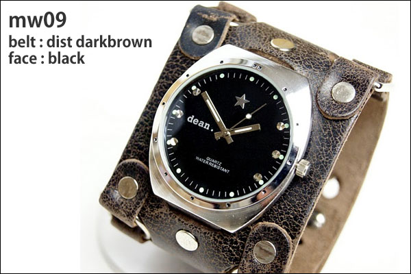 ★dean.腕時計【mw09 dist darkbrown】