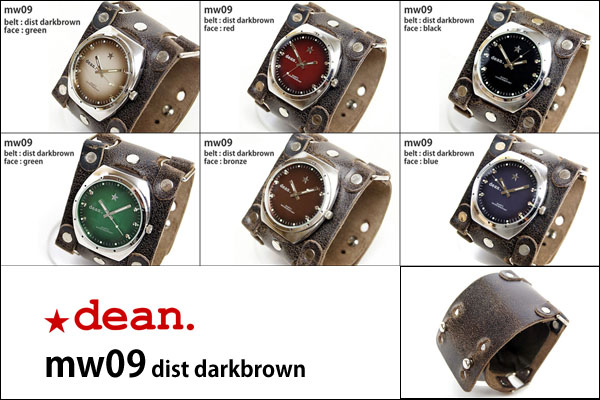 ★dean.腕時計【mw09 dist darkbrown】