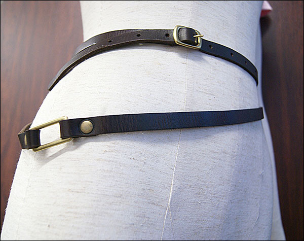 ★dean.のskinny double belt