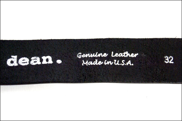 ★dean.レザーベルト